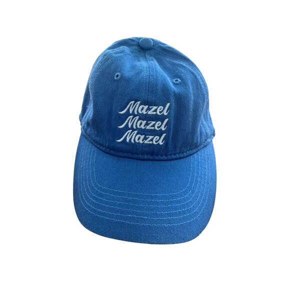 FRANCESCA'S Mazel Mazel Mazel Blue Baseball Hat Cap NEW NWT - Picture 4 of 4